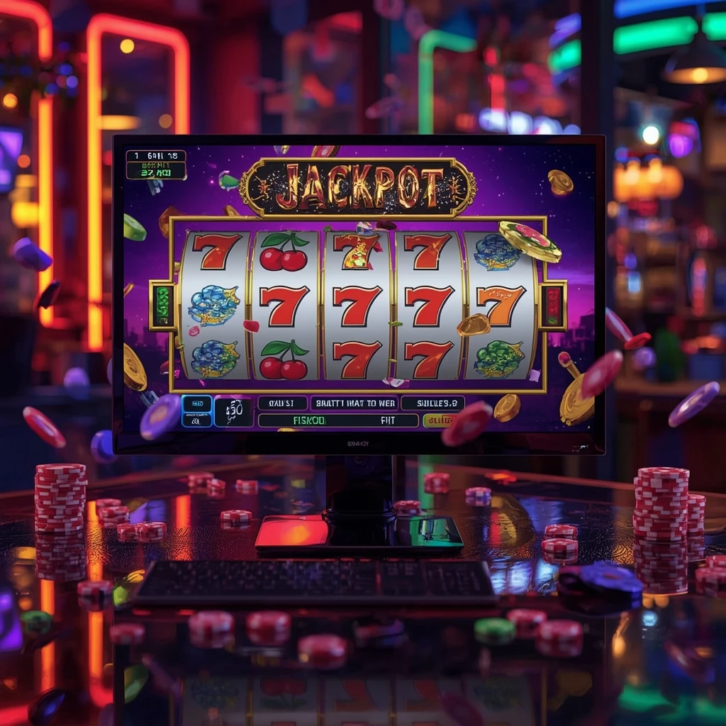 tragamonedas en el monitor LV Bet Casino